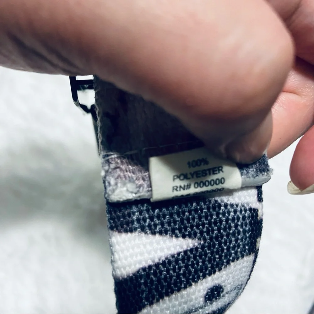 Surfer Black and Gray Belt with Silver Buckle